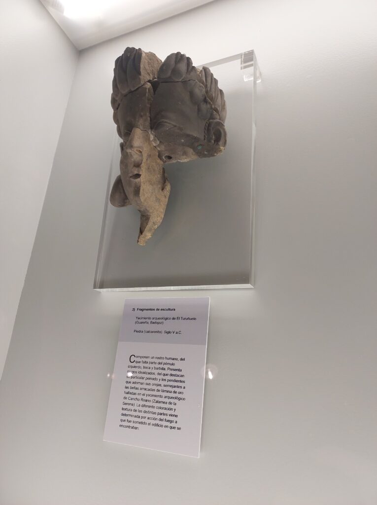 Tartessian sculpture in a museum