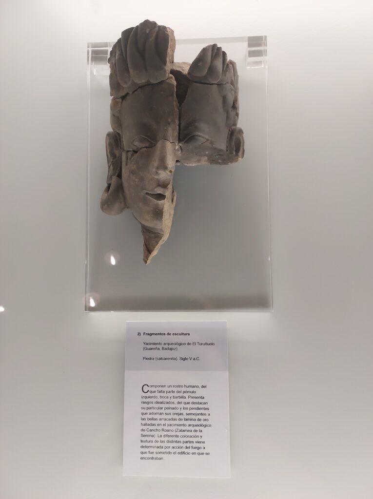 Tartessian sculpture in a museum