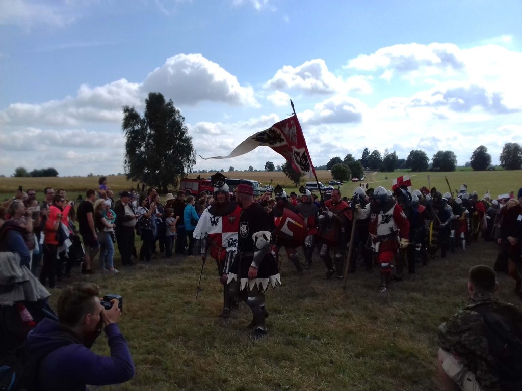 Photography of the revival of the battle of Grunwald